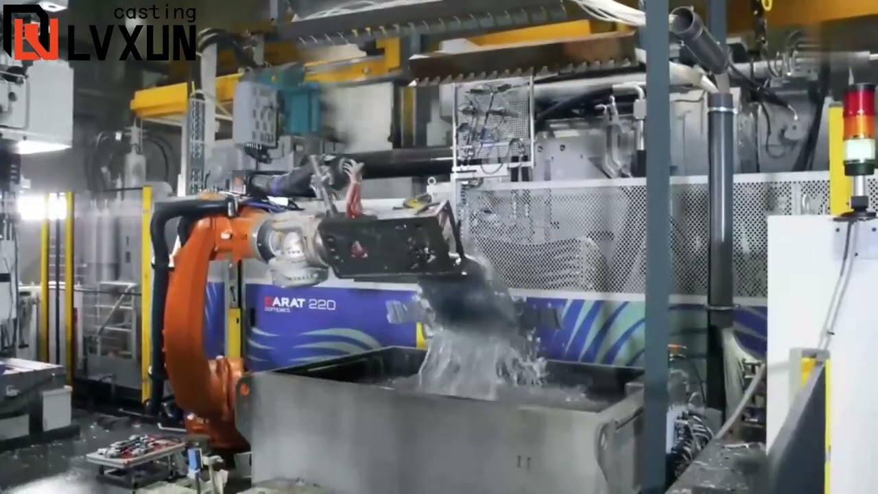 Full Automation with Robot Arm.🦾Smarter Die Casting.