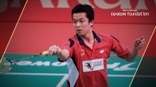 Taufik Hidayat (PB SGS PLN) VS RiichiI Takeshita (TONAMI BADMINTON CLUB) DJARUM SUPERLIGA 2013