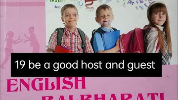 Std 5 lesson no 19 be a good host and guest question answer 