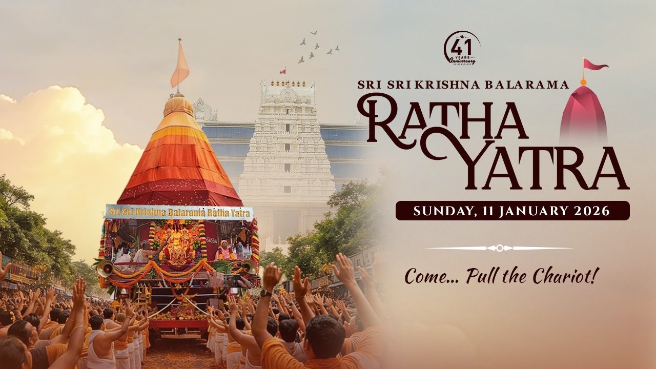 41st Annual Sri Krishna Balarama Ratha Yatra 2026 | ISKCON Hare Krishna Hill