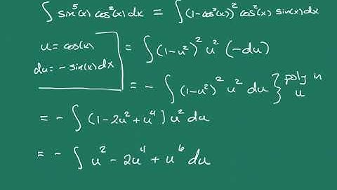 Trigonometric Integrals - Part 1