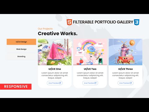 Filterable Portfolio Gallery