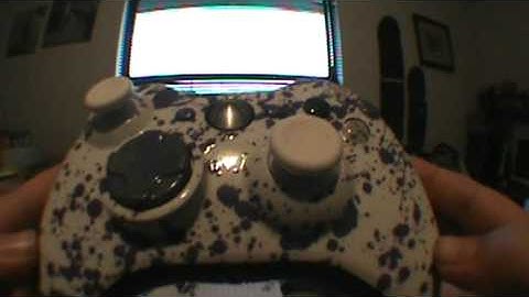 Custom Painted / Airbrushed Xbox 360 Controller | purple splatter l amazcustoms