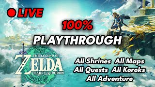 100% Goal | Ep.40 | Depths Exploration & House Building | Zelda: TotK