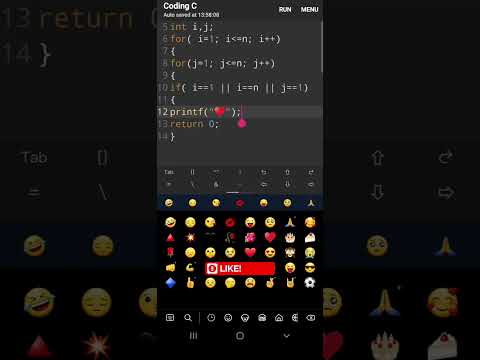 How to make C pattern coding || c coding kaise sikhe#c#coding#language#bca#status#life #programming