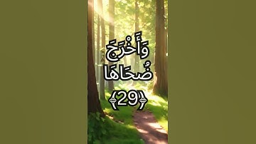 سورة النازعات 27 الى 33 #قرآن #اكسبلور #islamickidz #quran #kidsislamicchannel