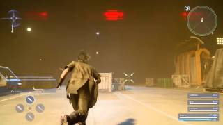 FINAL FANTASY XV - Niflheim Base Battle Footage