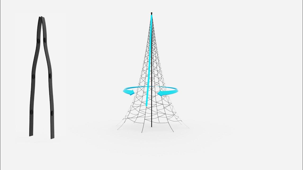 Fairybell 600CM 800CM 1000CM 1200CM Flagpole Christmas Tree