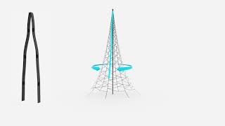 Fairybell 600CM - 800CM - 1000CM - 1200CM Flagpole Christmas Tree - Assembly instructions