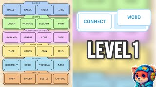 Connect Word Level 1 | Walkthrough & Solution (iOS / Android)