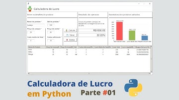 Como fazer uma Calculadora de Lucro em Python | Introdução ao projeto parte#01