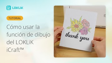 Cómo usar la función de dibujo de la LOKLiK iCraft (tutorial en español)