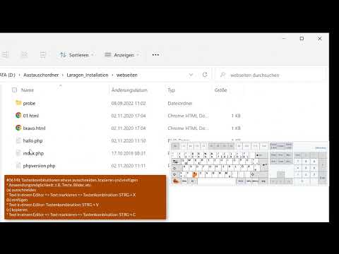 06 Windows 11 - Mit Tastenkombinationen etwas ausschneiden, kopieren und einfügen