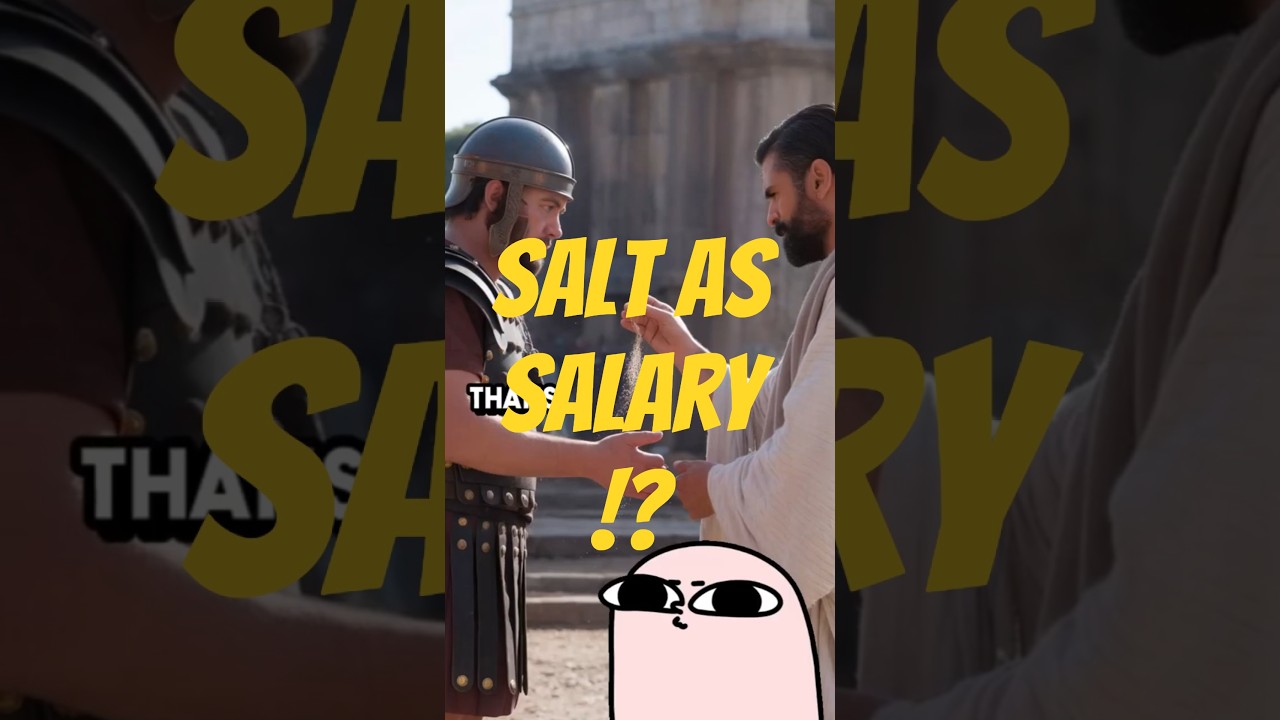 Roman Salary Was Once Paid in Salt 🧂💰 | The Original Super Ingredient 