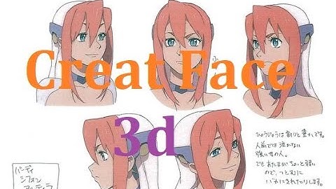 MOHO PRO 13.5 _ Part 1: How to Creat Face girl animation 3D