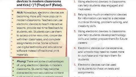 Tiếng Anh 9 Global Success (Unit 11 Electronics Devices) Communication