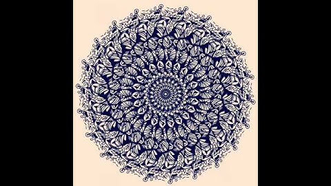 【イラストメイキング動画】ゼンタングルアート