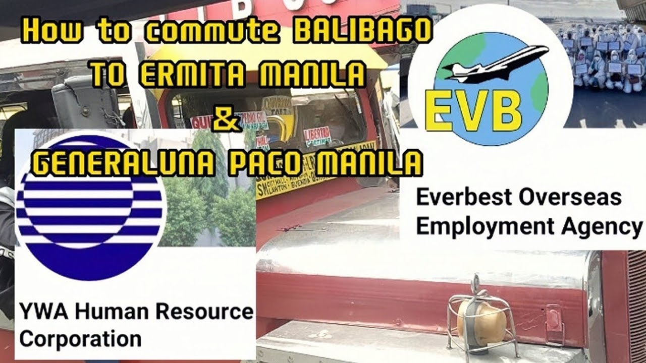 How to commute from BALIBAGO to EVERBEST  & YWA AGENCY | BALIBAGO TO ERMITA MANILA and PEDRO GIL