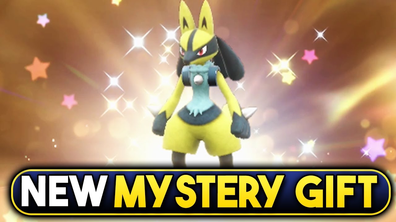 I'm hyped about the shiny Lucario ✨ #greenscreen #mysterygiftcode #pok, Pokémon