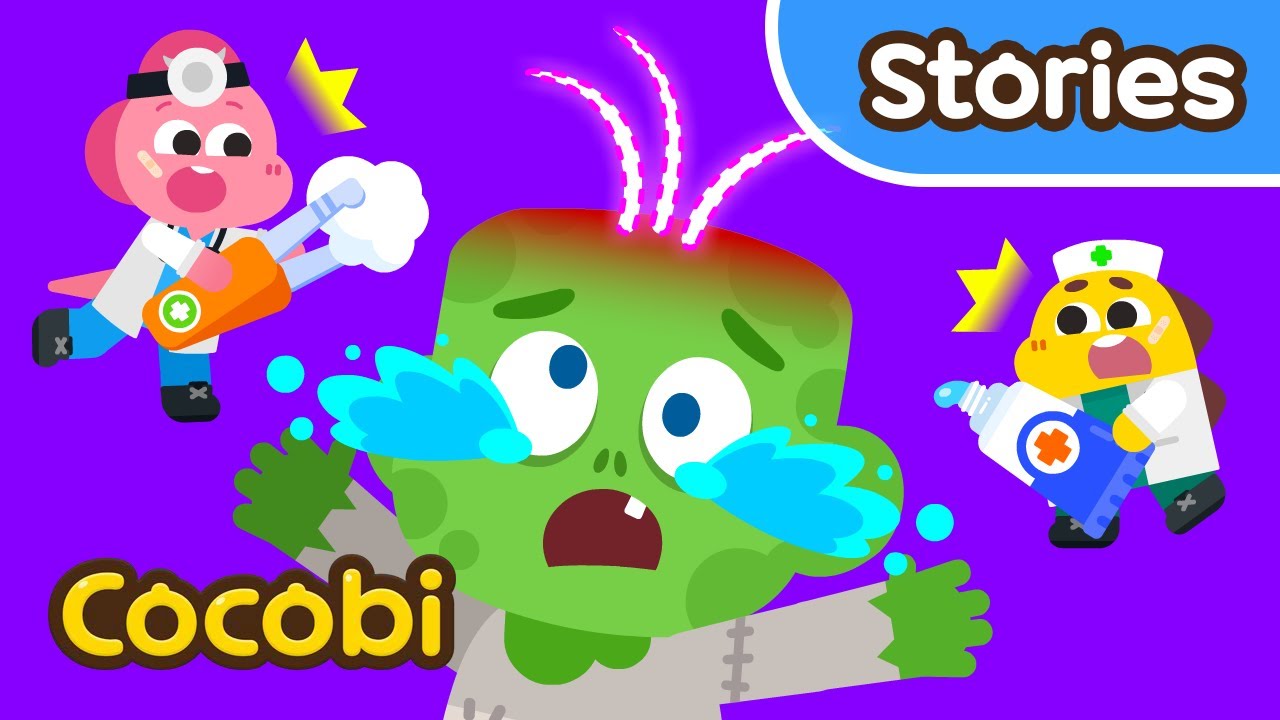 ¡Oh no! ¡Al zombi se le cayó todo el pelo!🧟‍♂️💨 | Hospital Monstruo Cocobi | Episodio 2