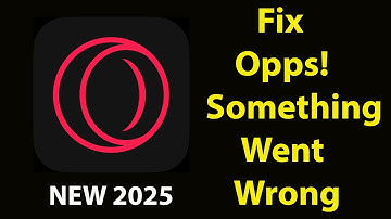 Fix Opera GX App Oops Something Went Wrong Error | Fix Opera GX went wrong error