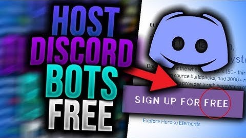 HOW TO HOST DISCORD BOTS FOR FREE (HEROKU)