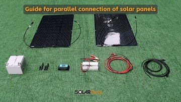How to connect solar panels in parallel？