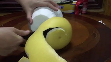 Hướng dẫn cách gọt bưởi nhanh và đẹp mắt nhất - How to peel a grapefruit