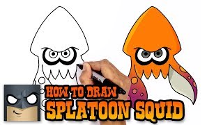 how to draw squid splatoon art tutorial