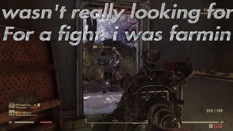 i Get attacked while helping a new player, FALLOUT 76 PVP
