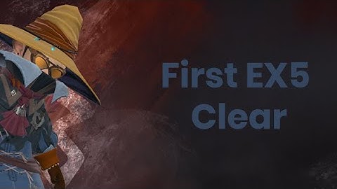 Final Fantasy XIV EX5 First Clear - Black Mage POV