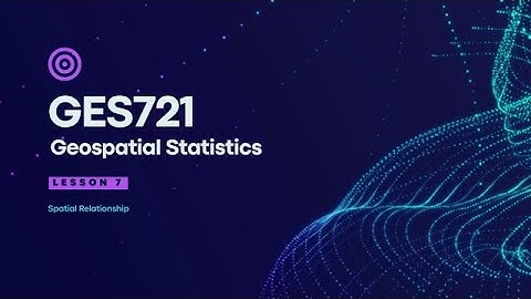 Geospatial Statistics - Spatial Regression Part 3 [Conducting Spatial Regression]