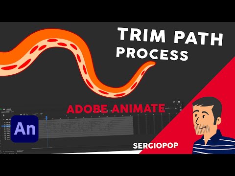 Trim path workflow. Adobe Animate.