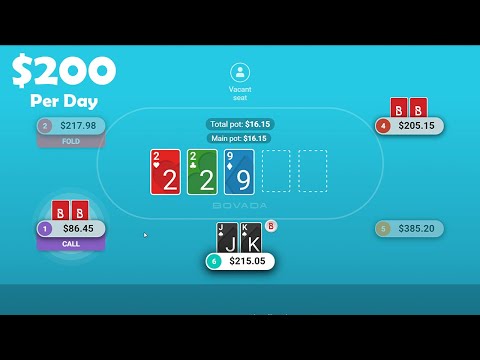 Making Money Playing Online Poker – Easy $200 Per Day! ♠️♠️♠️