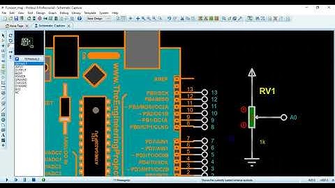 función map Arduino y Proteus