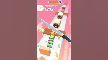 perfect slices Level 56 - gameplay walkthrough | slice cutting game | chop game #shorts #game