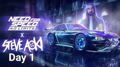 Need For Speed No Limit: Steve Aoki neon future Day 1