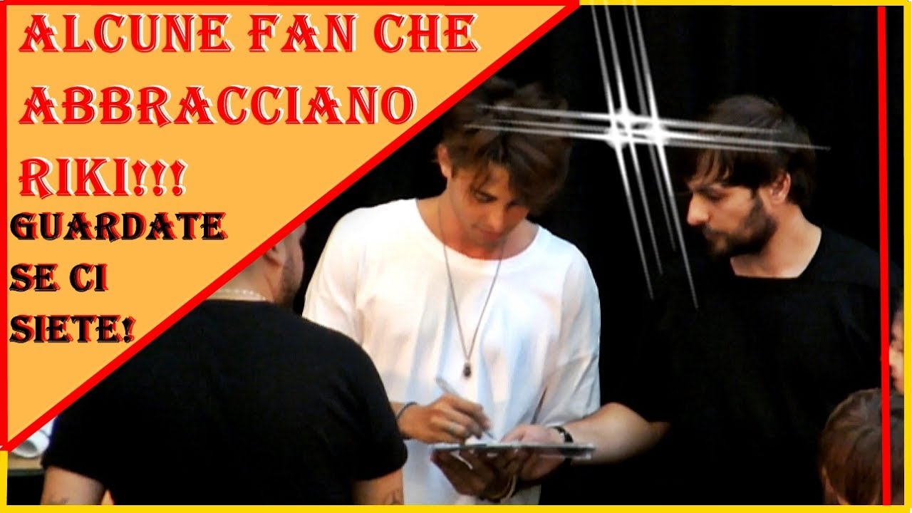 Riccardo Marcuzzo(RIKI) instore  C.C..Globo Busnago/ firmacopie di alcune fan (CD perdo le parole)