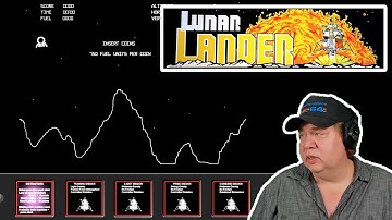 Arcade Game: Lunar Lander (1979 Atari) Gameplay, Info & Flyers