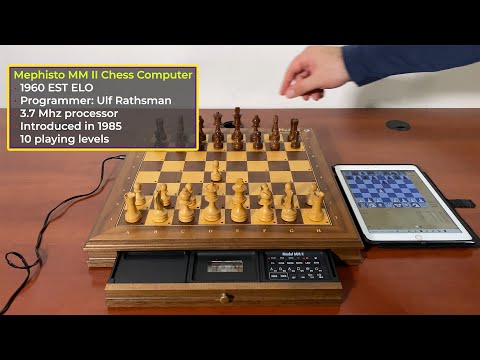 Mephisto Europa construía-apenas usados Hegener & Glaser 90er retro Chess 