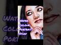 Portrait... step by Step water colour for beginners #paintingtechniques #drawingprocess