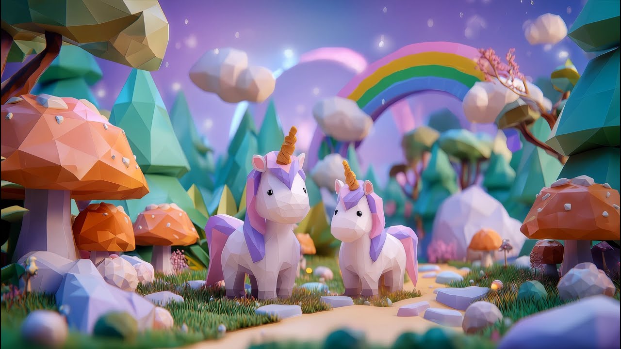 Low Poly Land - 2DAI - YouTube