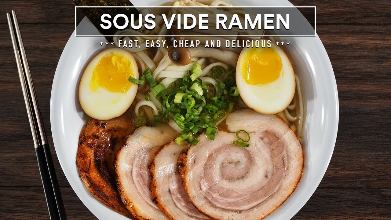 Sous Vide Japanese Pork Belly Chashu for Ramen - Sous Vide Ways