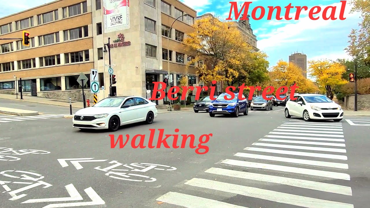Montreal walking Berri street and Sainte Catherine East today - YouTube
