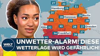 AUSNAHMEZUSTAND IN DEUTSCHLAND: Blitze, Sturm, Starkregen! Heftige Mischung aus Hitze und Unwetter! AUSNAHMEZUSTAND IN DEUTSCHLAND: Blitze, Sturm, Starkregen! Heftige Mischung aus Hitze und Unwetter!