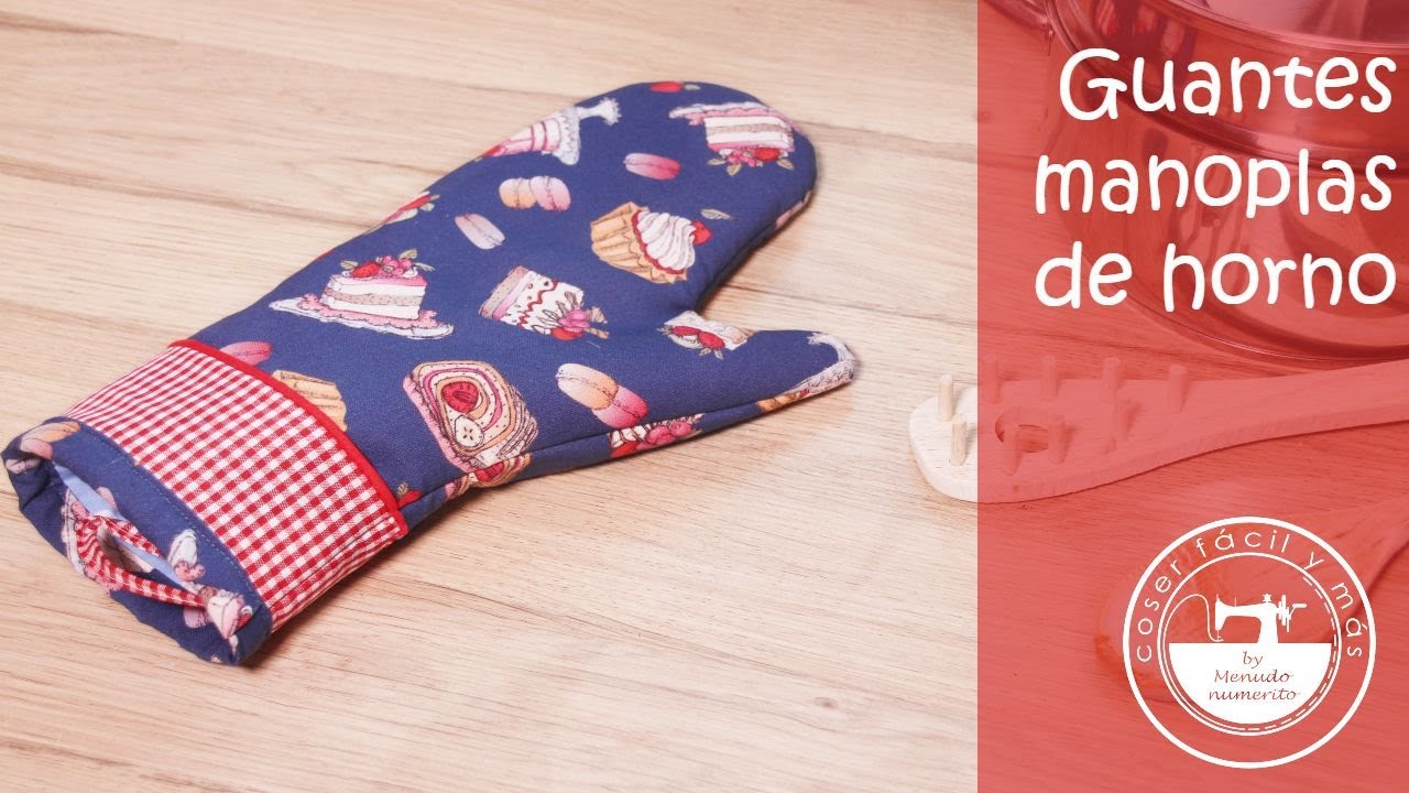 Guantes de horno o manoplas de cocina (patrones gratis)