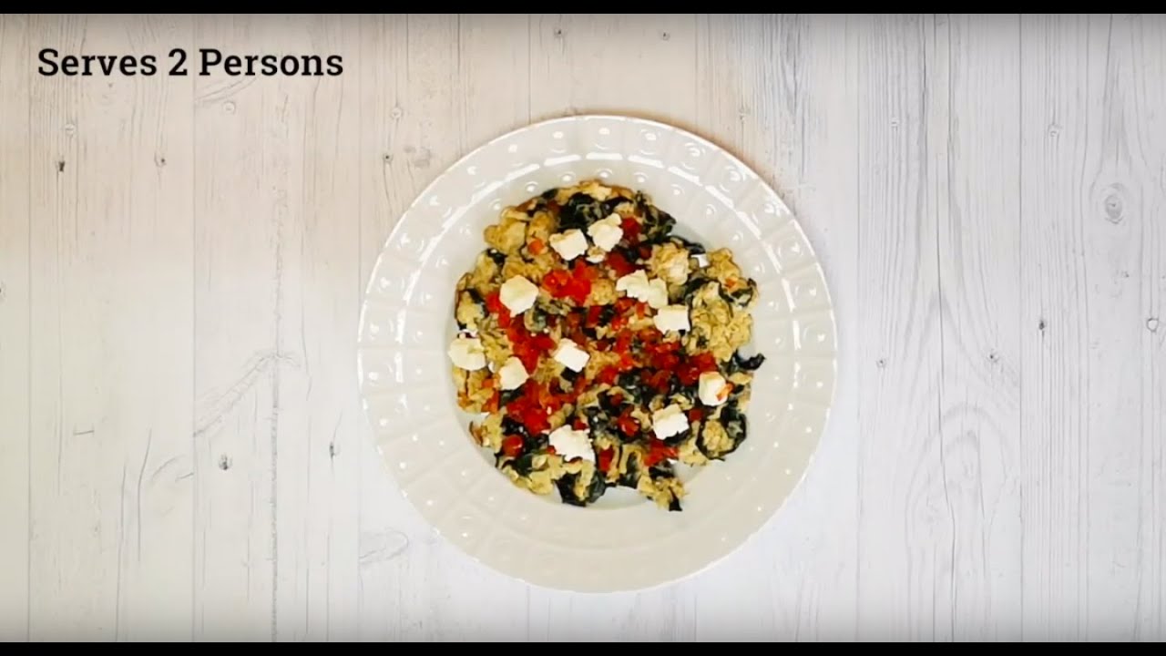 Spinach and Eggs Breakfast - Cook breakfast with Sousou