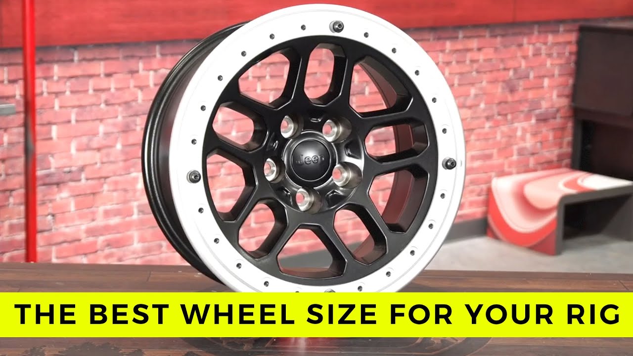 What Size Wheel Should You Put on Your Jeep Wrangler or Gladiator? - YouTube