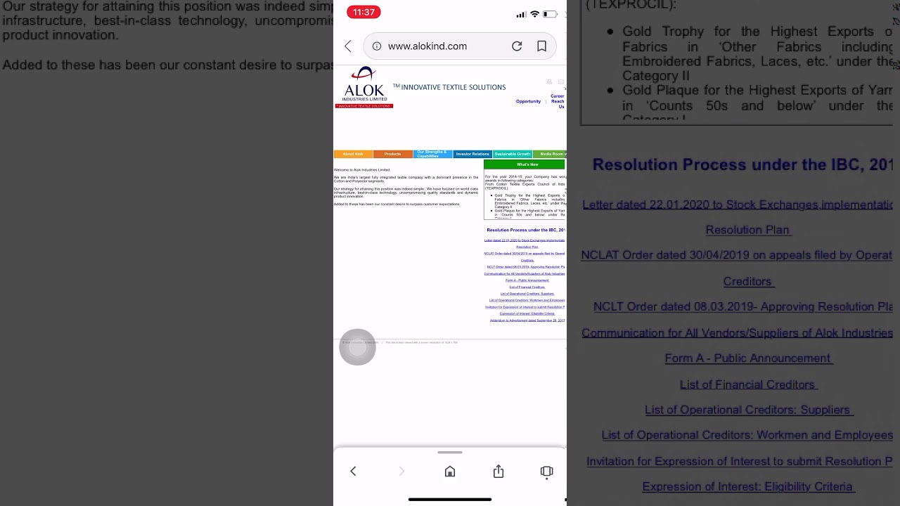 Alok Industries Ltd share Don’t Sell Big New Update Soon