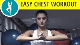 No equipment needed - chest workout without weights